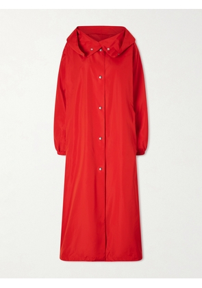 RÓHE - Hooded Taffeta Coat - Red - x small,small,medium,large