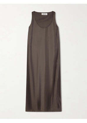 RÓHE - Silk-satin Midi Dress - Brown - FR 34,FR 36,FR 38,FR 40,FR 42,FR 44