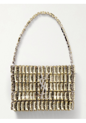 SAINT LAURENT - Crystal Clutch - Gold - One size