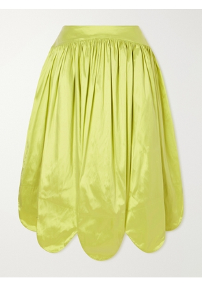 Simone Rocha - Petal Hem Basque Midi Skirt - Green - UK 4,UK 6,UK 8,UK 10,UK 12,UK 14