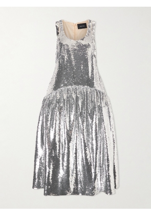 Simone Rocha - Sequined Satin Gown - Silver - UK 4,UK 6,UK 8,UK 10,UK 12