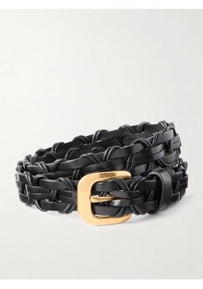 The Row - Cord Woven Leather Belt - Black - 70,85,100