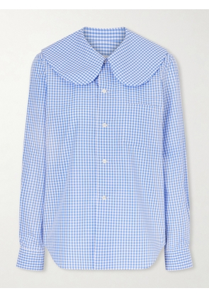 Comme des Garçons GIRL - Gingham Cotton-poplin Shirt - Blue - x small,small,medium,large
