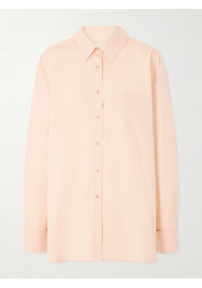 KHAITE - Newton Cotton-poplin Shirt - Orange - x small,small,medium,large