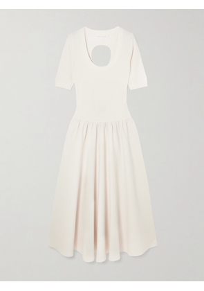 Maria McManus - Cutout Jersey Maxi Dress - Ivory - x small,small,medium,large