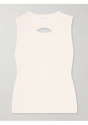 Maria McManus - Cutout Jersey Tank - Ivory - x small,small,medium,large