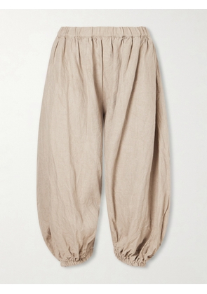 Comme des Garçons - Linen Wide-leg Pants - Ecru - x small,small,medium,large