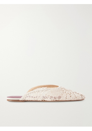 Magda Butrym - Crochet Mules - Cream - IT35,IT36,IT37,IT38,IT39,IT40,IT41