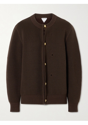 Bottega Veneta - Wool Cardigan - Brown - x small,small,medium,large,x large