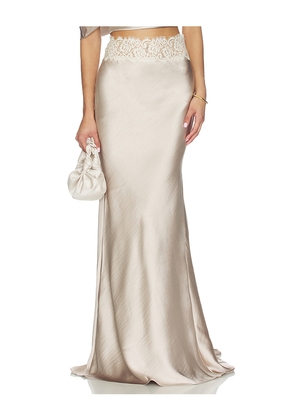 Arcina Ori Anaya Skirt in Ivory. Size L. Also in M, S, XL, XS.