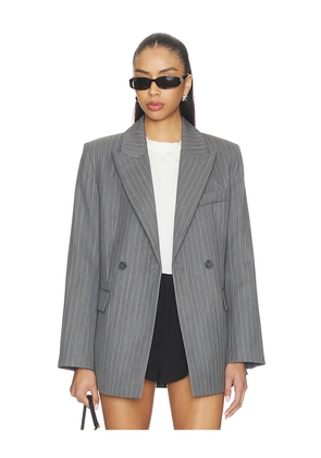 ANINE BING Tiphaine Blazer in Grey. Size L. Also in M, S, XS.