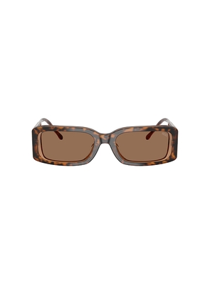 Diesel Rectangular Sunglasses in Brown.