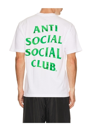 Anti Social Social Club x REVOLVE Camo Mind Games Tee in White. Size L. Also in M, S, XL/1X.