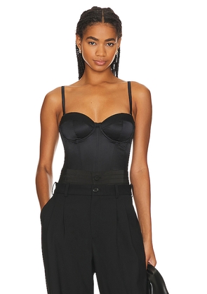 fleur du mal Hamptons Bustier in Black. Size XS. Also in L.