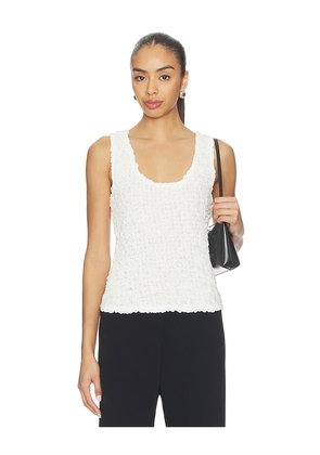 Enza Costa Dimension Tank in White. Size 0. Also in 1, 2, 3.