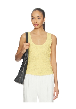 Enza Costa Dimension Tank in Yellow. Size 0. Also in 1, 2, 3.