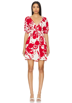 FAITHFULL THE BRAND x REVOLVE Salone Mini Dress in Red. Size M/L. Also in S/M.