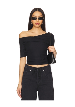 Free People x REVOLVE Cross My Heart Tee in Black. Size L. Also in S.