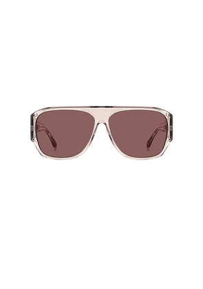 Isabel Marant Square Sunglasses in Nude.