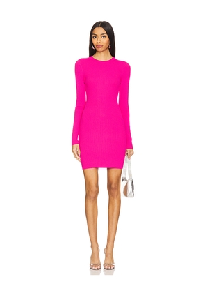 Good American Virgo Rib Mini Dress in Pink. Size 4X. Also in 5X.