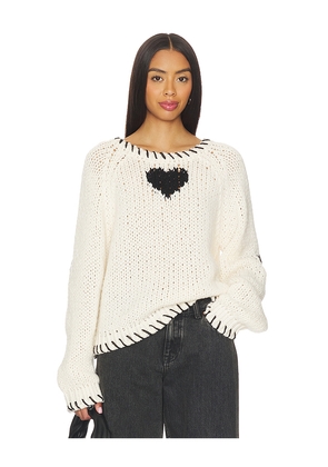 John & Jenn by Line Declan Pullover in Cream. Size M. Also in S, XS.