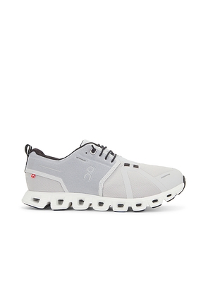 On Cloud 5 Waterproof in White. Size 11. Also in 9.