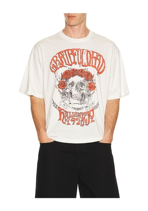 Junk Food Grateful Dead 1970 Tee in White. Size L/XL. Also in S/M.
