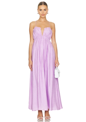 Line & Dot Lylac Maxi Dress in Purple. Size L. Also in XL.