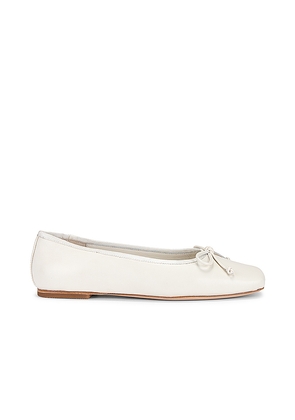 LPA Natasha Ballet Flat in White. Size 10. Also in 7, 7.5, 8, 9.