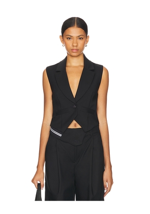 Nonchalant Label Asher Vest in Black. Size S. Also in M.