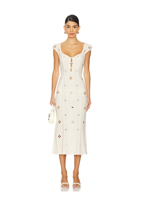 Mirror Palais Maria Dress in White. Size XXS. Also in S, XS.