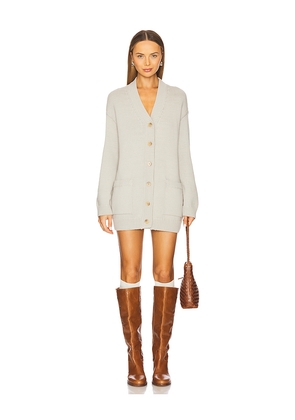 Lovers and Friends Auben Cardigan Dress in Light Grey. Size S. Also in XL.