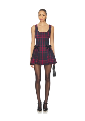 MAJORELLE Essie Mini Dress in Navy. Size S. Also in L.