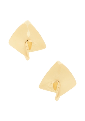 Lovers and Friends Maeva Earrings in Metallic Gold.