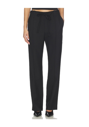 Markgong Suit With Drawstring Trousers in Black. Size 34/2. Also in 36/4, 38/6, 40/8.