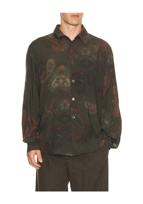 Our Legacy Beyond Shirt in Green. Size 48. Also in 46, 50, 52.