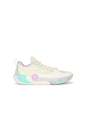 Li-Ning Way Of Wade 12 Cotton Candy Sneaker in White. Size 10. Also in 10.5, 11, 12, 13, 7, 7.5, 8, 8.5, 9, 9.5.