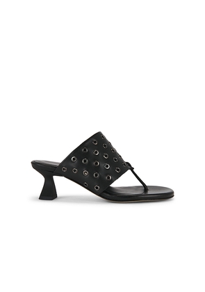 Miista Cedella Eyelets Sandal in Black. Size 36. Also in 37, 38, 40, 41.