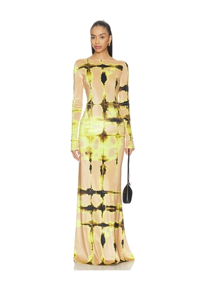 Lapointe Boatneck Gown in Nude. Size L. Also in XS.