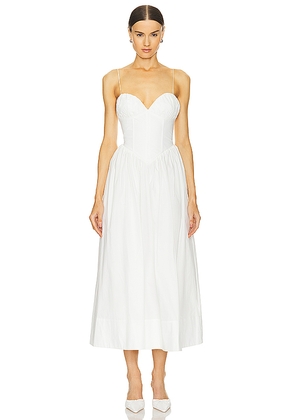 Ronny Kobo Carmine Dress in White. Size L. Also in S.