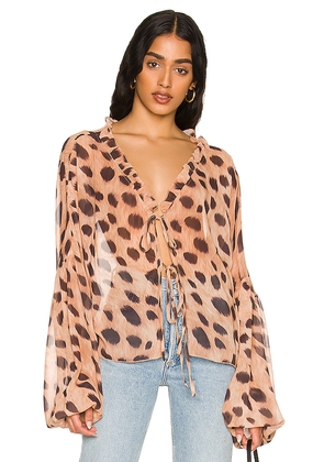 SNDYS Isle Top in Tan. Size S. Also in XS.