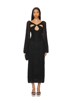 Runaway The Label Irina Midi Dress in Black. Size M. Also in S.