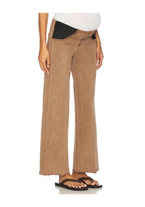 PAIGE Anessa Maternity Jeans in Brown. Size 23. Also in 34.