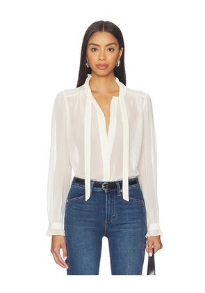 PAIGE Leya Blouse in White. Size S. Also in M.