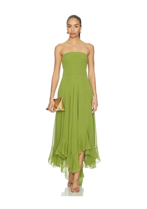 retrofete Louisa Dress in Green. Size L. Also in S, XXS.