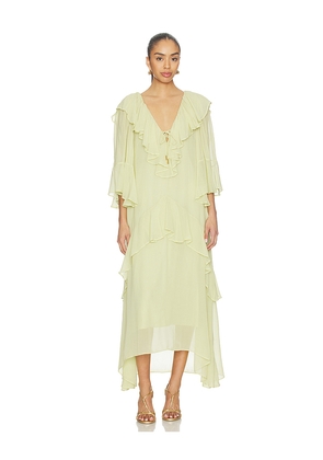 Scarlett Poppies Chiffira Dress in Lemon. Size M. Also in S, XS.