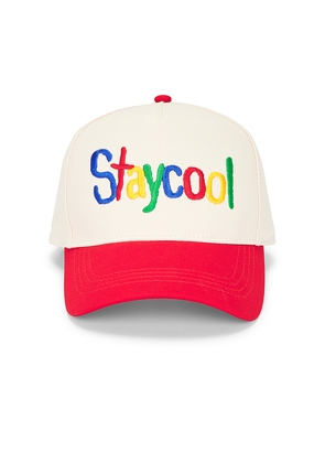 Stay Cool Nostalgia Trucker Cap in Cream.
