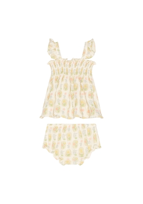 Wild Wawa Flutter Set in Cream. Size 18/24. Also in 2/3, 3/4.