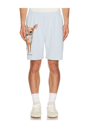 Pleasures Pet Shorts in Baby Blue. Size L. Also in M, S, XL/1X.