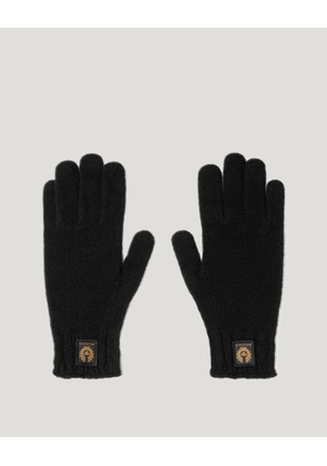 Belstaff Watch Gloves Unisex's Lambswool Black Size One Size